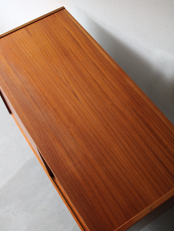 Image 1 of Vintage Danish Teak Sliding Door Wardrobe