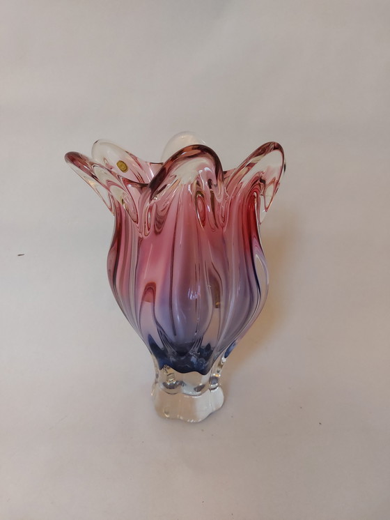 Image 1 of Jarrón de cristal Bohemia