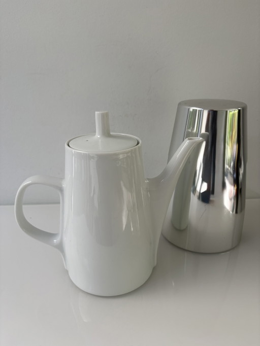 Melitta Design Caffettiera 1,2L | Germania | Mid-Century Modern – servies, Porcelain, Metal (photo 2 of 9)