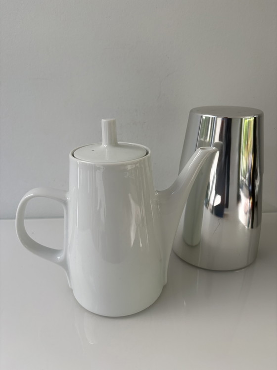 Melitta Design Caffettiera 1,2L | Germania | Mid-Century Modern – Stoviglie, Porcelain, Metal (photo 2 of 9)
