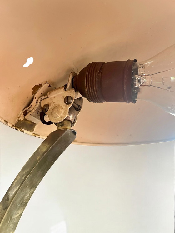 Image 1 of Lámpara de escritorio Kaiser Leuchten-Christian Dell modelo 6751-Bauhaus de latón, ca. 1930.