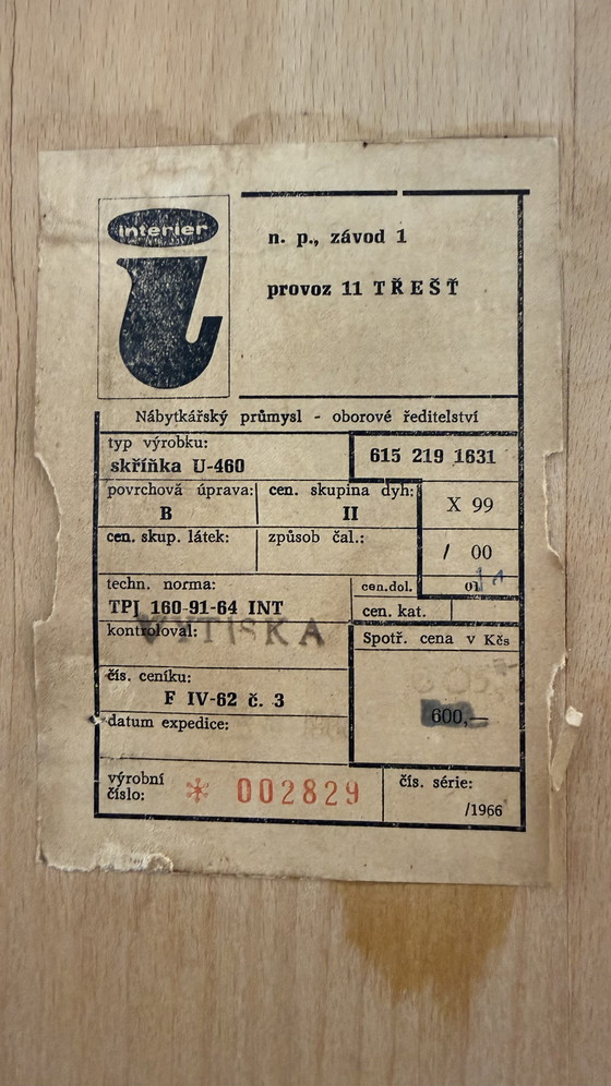 Image 1 of U-460 sideboard by Jiri Jiroutek