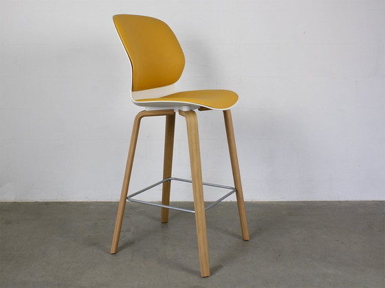 Image 1 of Patricia Urquiola for Haworth bar stool Maari set of 4 pieces Yellow