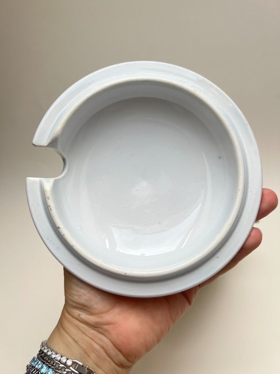 Image 1 of Antiguo U&C Sarreguemines Passe Temps Sopa Tureen Écuelle Loza Francesa Terre de Fer Faience Faience