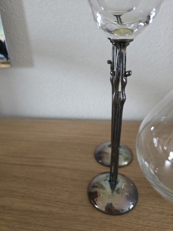 Image 1 of Corrie van Ammerlaan decanter + 4 glasses