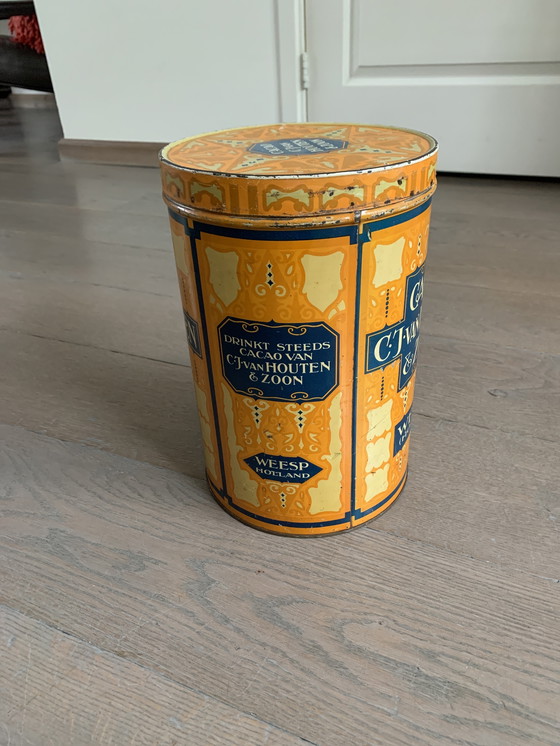 Image 1 of Vintage cacaoblik.