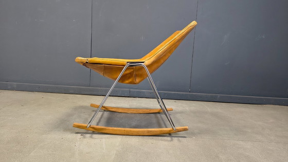 Image 1 of Vintage G1 rocking chair by Pierre Guariche, 1950s
