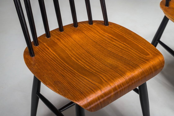 Image 1 of Fanett-Esszimmerstühle, Ilmari Tapiovaara zugeschrieben, 1960er Jahre, 5er-Set