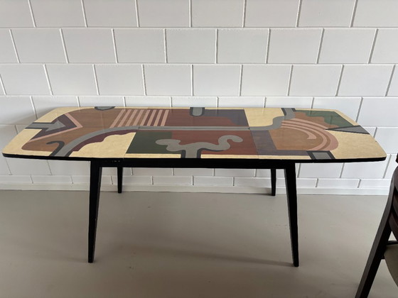 Image 1 of Vintage (extension) table with unique design
