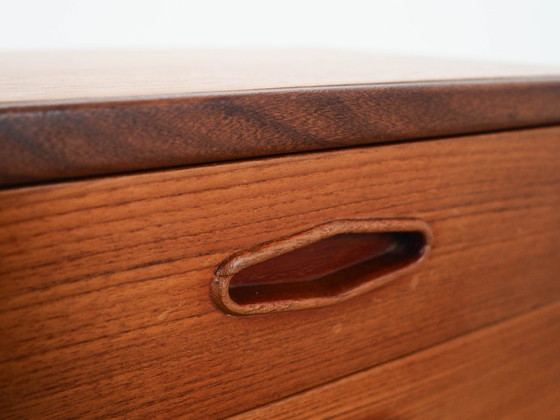 Image 1 of Teak bedside table, Danish design, 1970s, made in Denmark