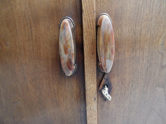 Image 1 of Art Deco sideboard with display case