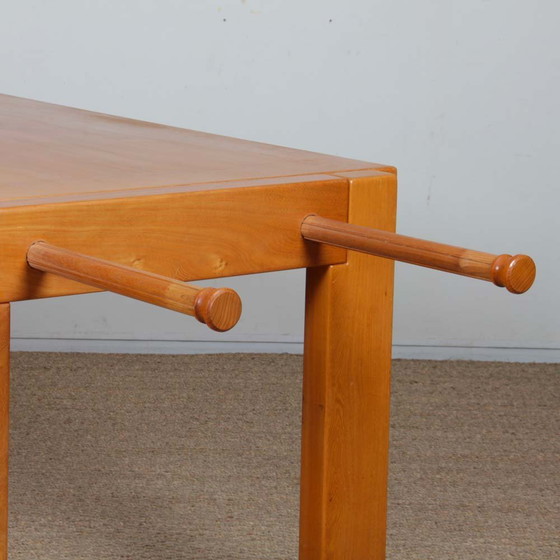 Image 1 of Table de Repas en Orme Massif pour Maison Regain, 1980