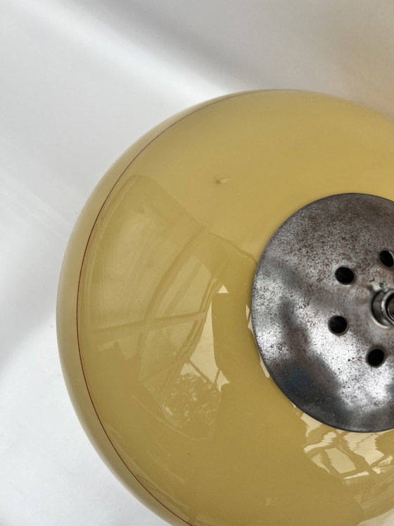 Image 1 of Plafonnier Art déco avec décor fumé (env. années 1930)