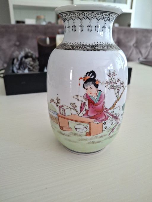 Vase Chinese Vase Famille Rose
