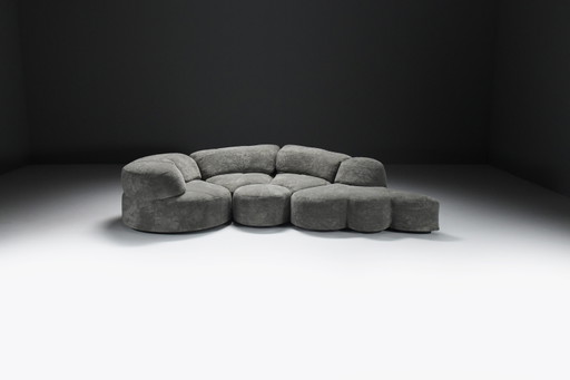 Paysage ultra raro: sofá paisajístico de Hans Hopfer para Roche Bobois Francia 1978