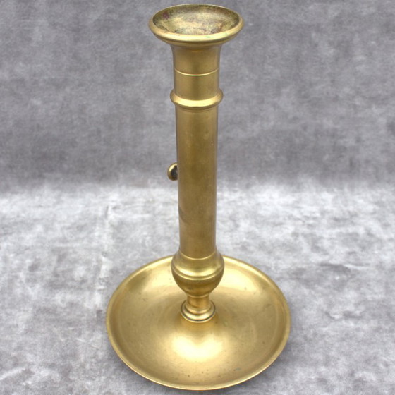 Image 1 of Antico candeliere francese in rame 30 cm