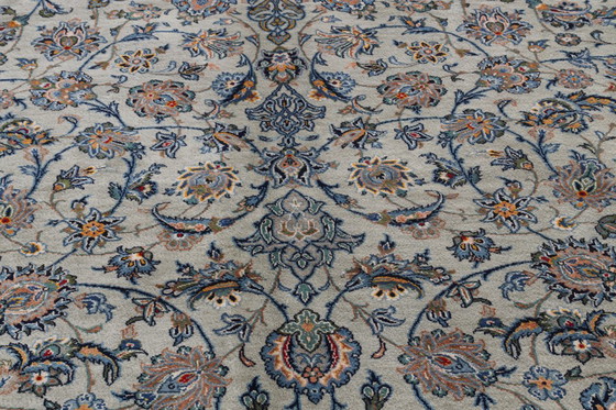 Image 1 of Persian carpet Kashan Signed 4.90 x 3.10 Oriental carpet fine No. 24610