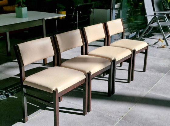 Image 1 of Mesa de comedor Pastoe mid century, cuatro sillas, mesa de centro