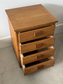 Teak bedside table set