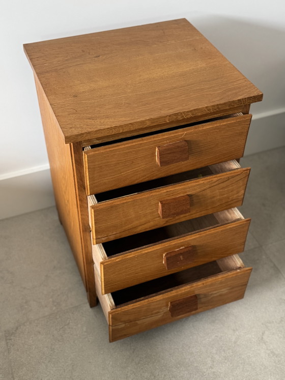 Image 1 of Teak-Nachttischset