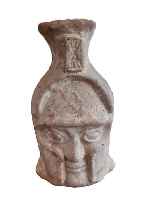 VINTAGE HELLENISTIC WARRIOR TERRACOTTA
