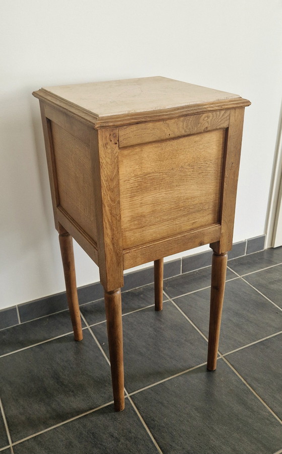 Image 1 of Louis XVI-stijl meubilair - massief eiken - jaren 1940