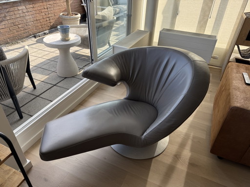 Leolux Parabolica design fauteuil | Wapiti leer | Factuur aanwezig | 2020