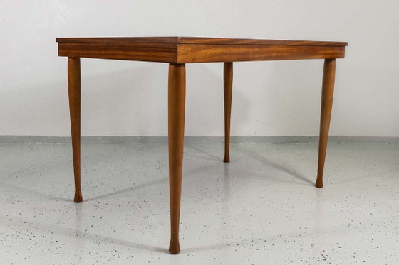 Uitschuifbare vintage eettafel ontworpen door M. Grabiński, Polen, jaren 60 – Wood (photo 4 of 15)