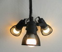 Lámpara colgante Rolly de 3 luces con cordón