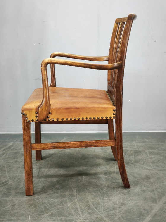 Image 1 of Fauteuil Ole Wanscher modèle 1675 pour Fritz Hansen, Danemark 1942