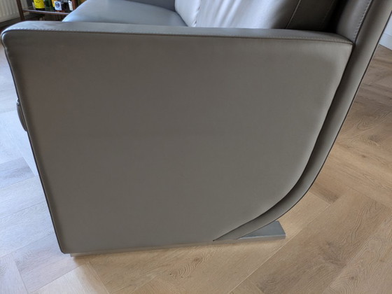 Image 1 of Leolux Timandra taupe - 2,5 zits Design bank 