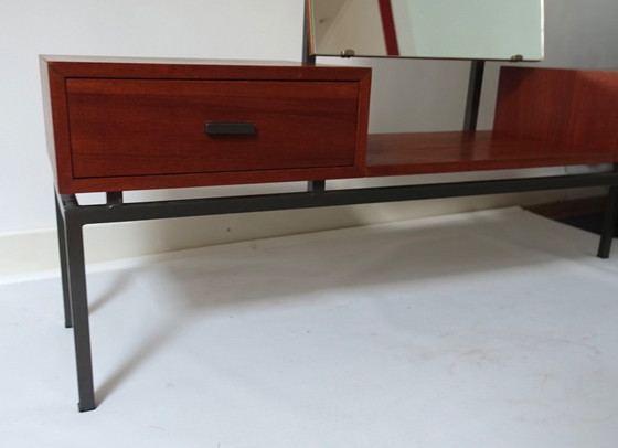 Image 1 of Espejo moderno de mediados de siglo Kuperus Almelo en estilo Pastoe Braakman.