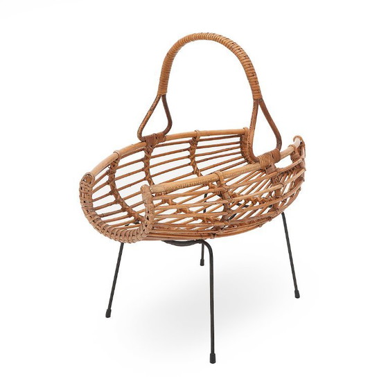 Image 1 of Portariviste in rattan, anni '50