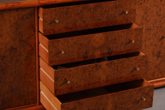 Image 1 of Vintage Italian Sideboard In Burl Elm by Alberto Smania for Studio Smania Interni , Italy, 1960’s