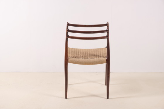 Image 1 of 1x Silla Niels Møller Modelo 78 en palisandro, Dinamarca, década de 1960