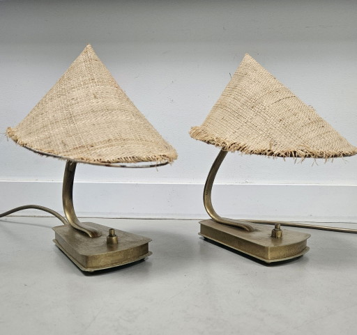 Set Vintage Nachttischlampen mit Juteschirmen 50er/60er Jahre
Angebot machen
