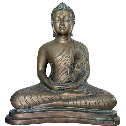 Innere Stille & Fokus – Antiker Thai-Lao Buddha (19. Jahrhundert)