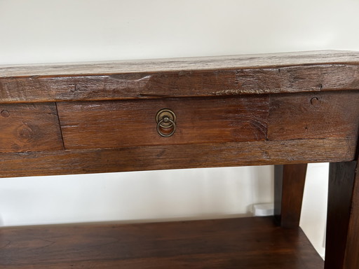 Sidetable antiek blad