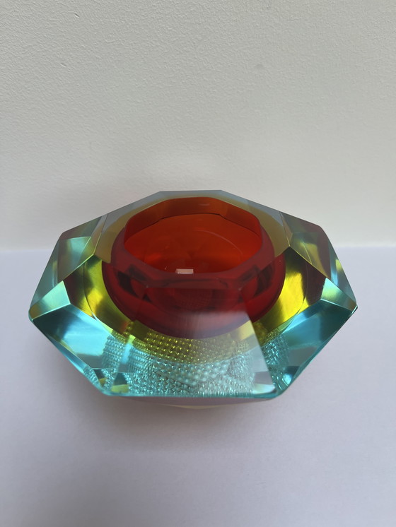 Image 1 of Cendrier vintage Sommerso en verre de Murano, vers 1960