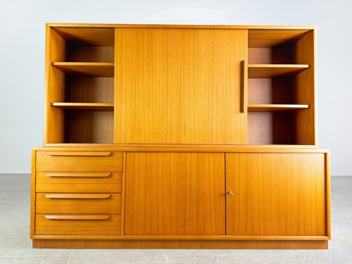 Midcentury WK Furniture Teak Sideboard II Cabinet Shelf Vintage
