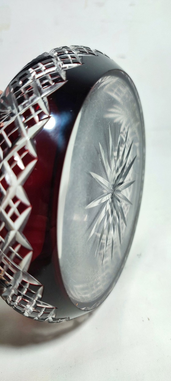 Image 1 of Scatola per gioielli in vetro e metallo E&JB Empire Gold Art. USA, anni '20.