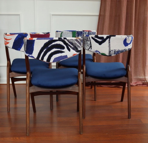 (4 x) Louis van Teeffelen Aska dining chairs