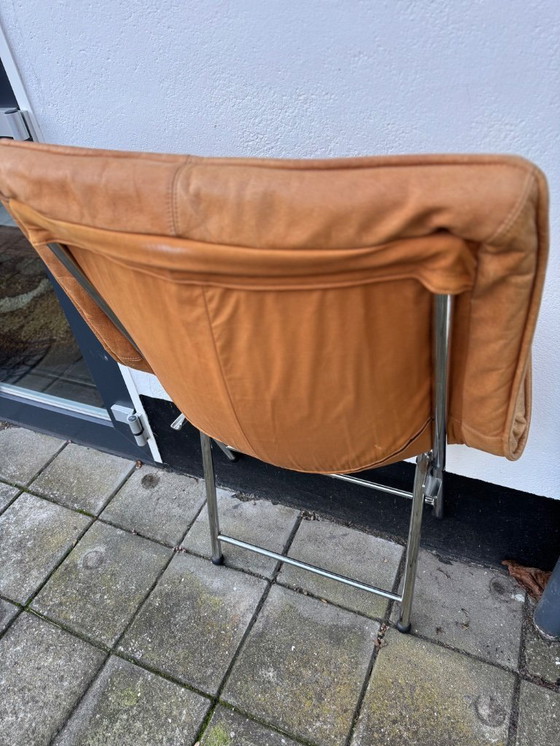 Image 1 of Chaise en Cuir Molinari par Teun van Zanten