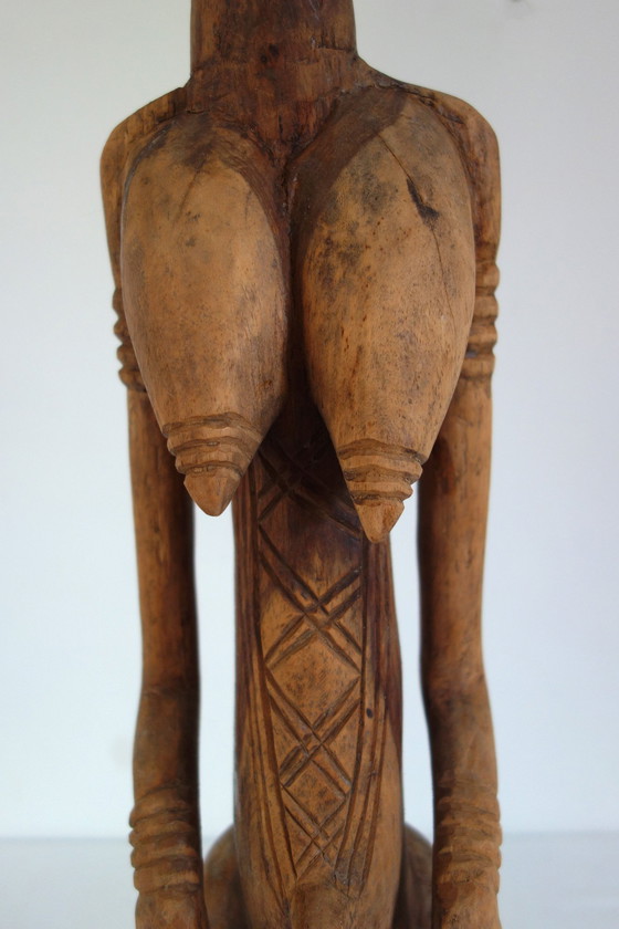 Image 1 of Statue N°2 d'Ancêtre Hermaphrodite Dogon Bombou-Toro (Mali)