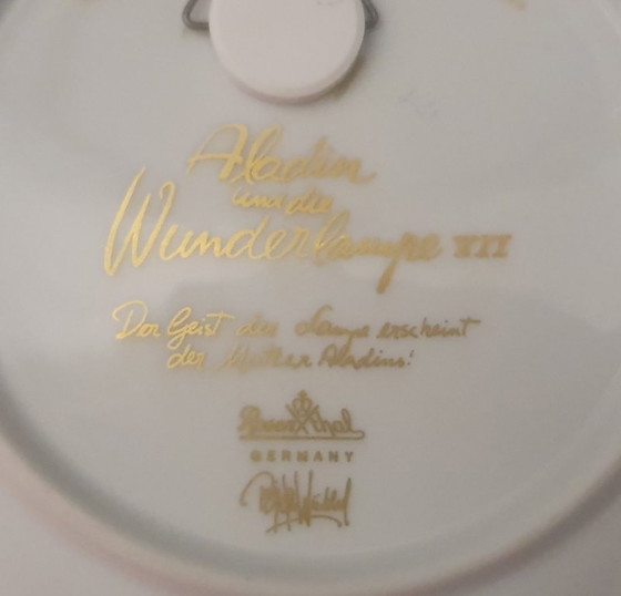 Image 1 of 4x Assiettes de collection Rosenthal Aladin Ligne studio Bjørn Wiinblad + livret