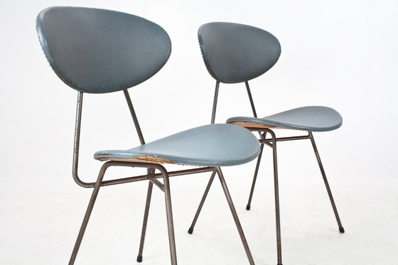 Image 1 of Set aus 2 „Staatsmijnen“-Stühlen von Rob Parry & Emile Truijen, Niederlande 1955