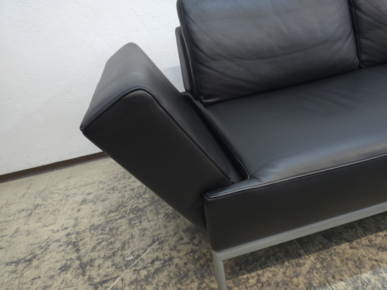 Image 1 of Sofá de diseño de dos plazas FSM Easy, sofá de cuero, sofá de asiento