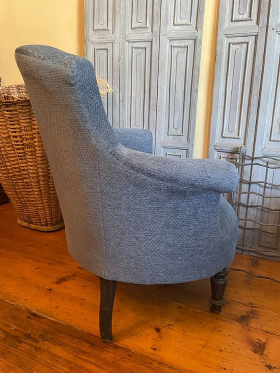 Image 1 of Ladies Armchair Chair Antique Biedermeier French