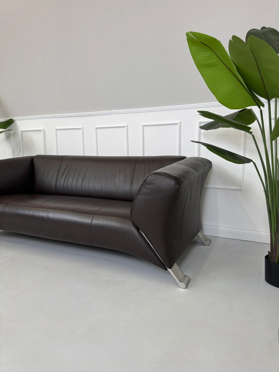 Image 1 of Rolf Benz 322 Leder Braun Sofá de diseño Sofá