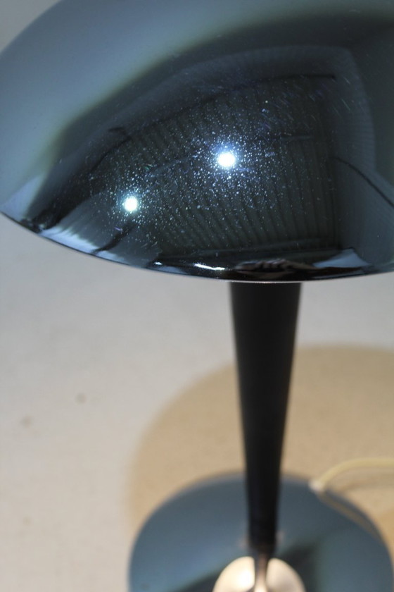 Image 1 of Lampe de table vintage IKEA, lampe champignon chromée